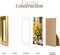 4x6 Picture Frames, Vintage Picture Frames for Wall Mounting or Table Display,Rustic Gold,1 Pack